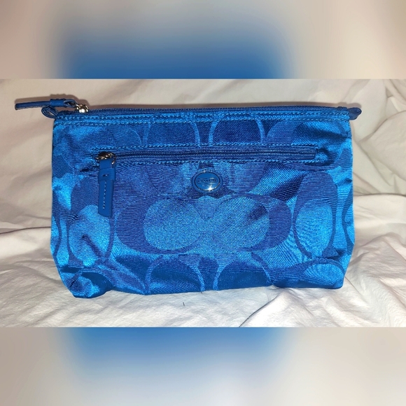Coach Bags Coach Signature Cosmetic Bag Pouch Poshmark
